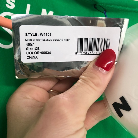 XS body con Simone Miller dress in green! Brand new - Picture 4 of 4